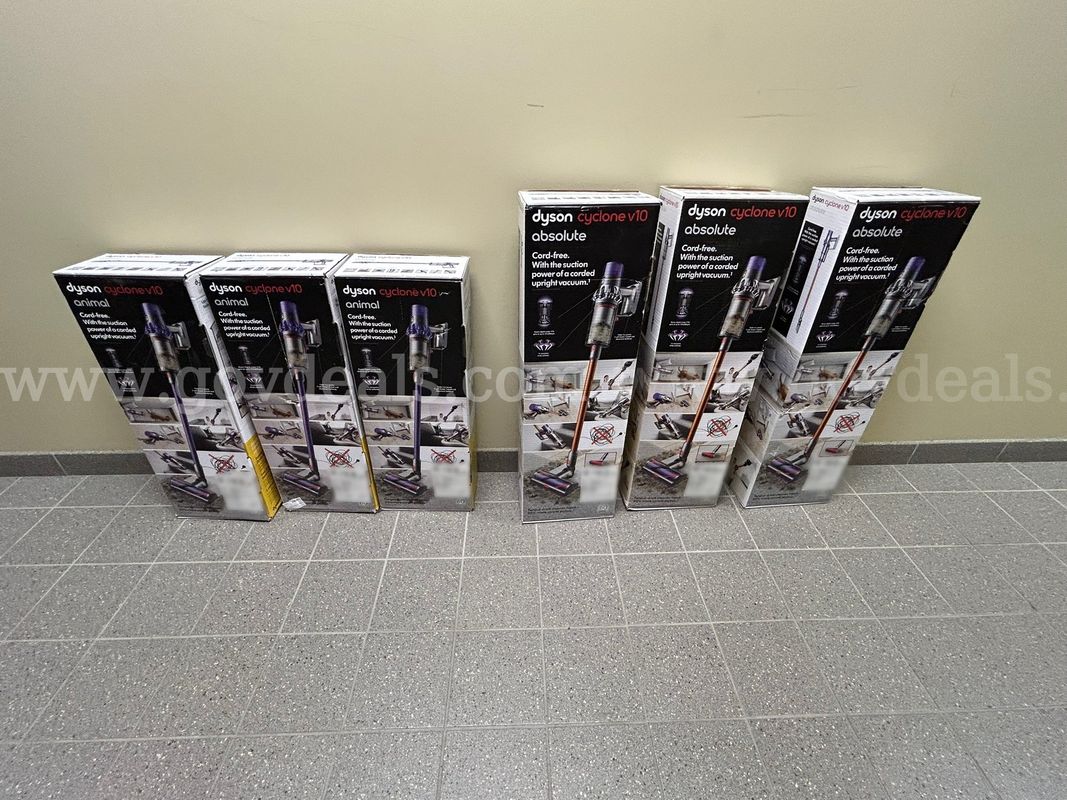 Lot of (6) Dyson Vacuums