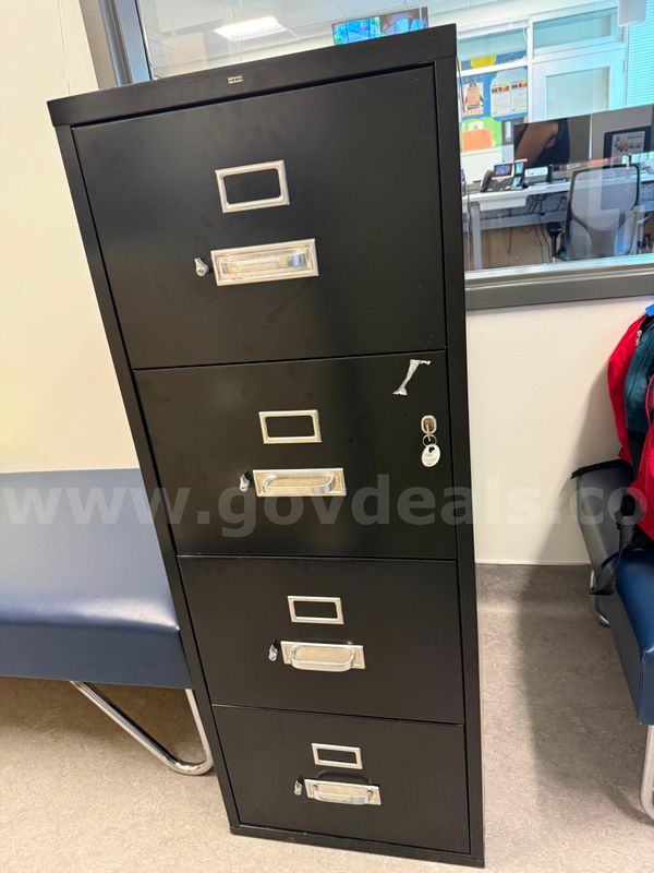 HON 4 Drawer Fireproof Filing Cabinet