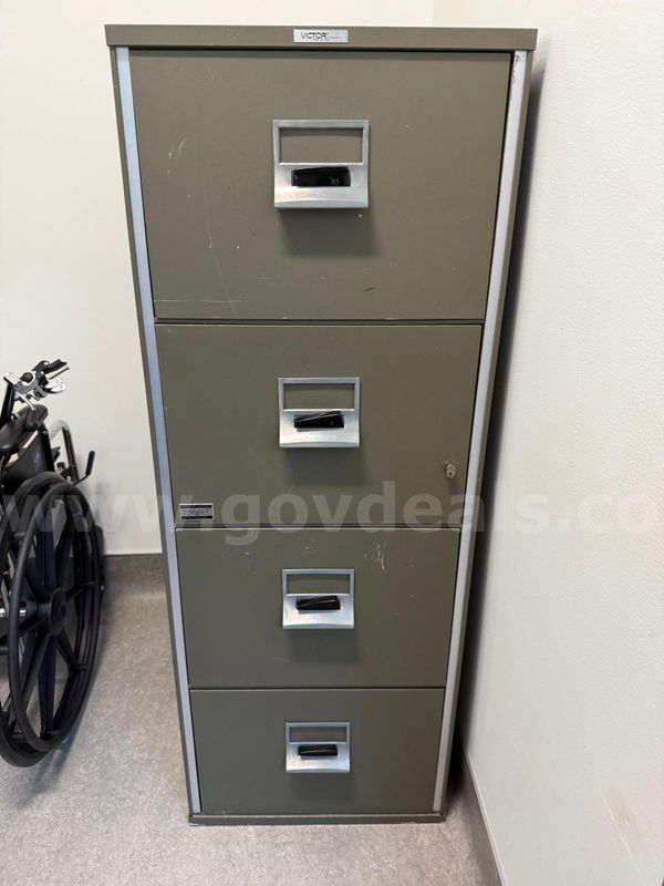 Victor 4 Drawer Fireproof Filing Cabinet