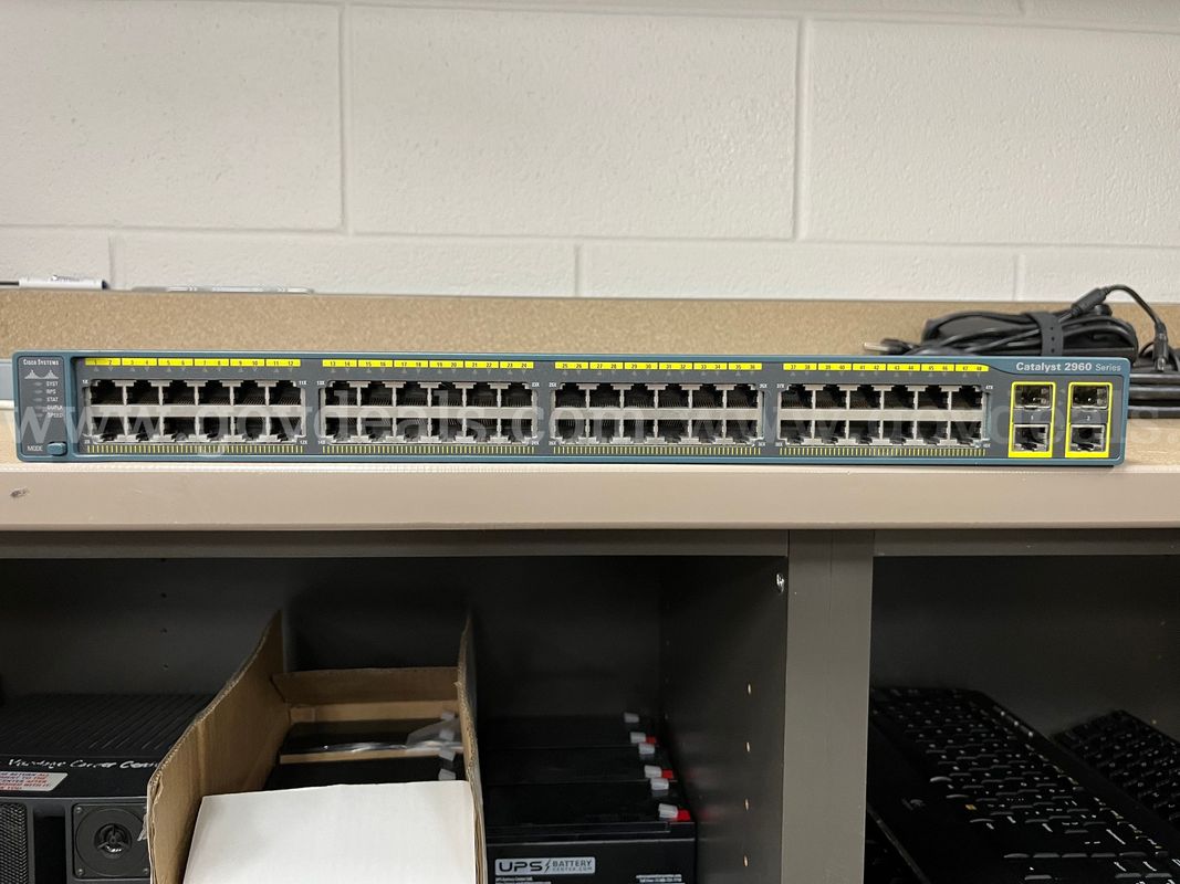 9 Cisco Catalyst switches and 1 Netgear switch (see full description for details)