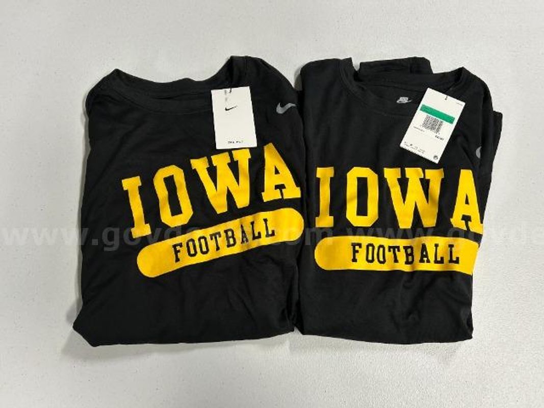 Lot of 2, Nike Long Sleeve Dri-Fit Tee. Black in color. Size: XL