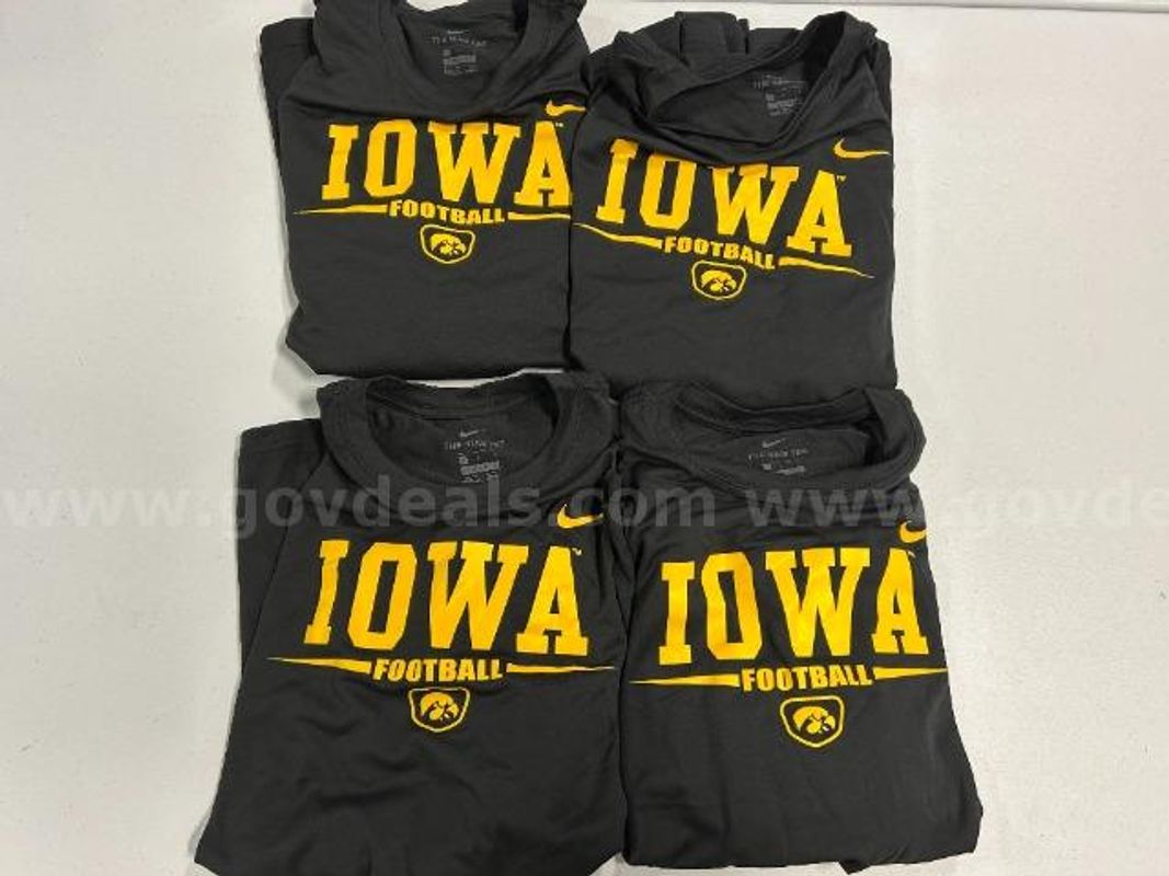Lot of 3, Nike Long Sleeve Dri-Fit Tee. Black in color. Size: L