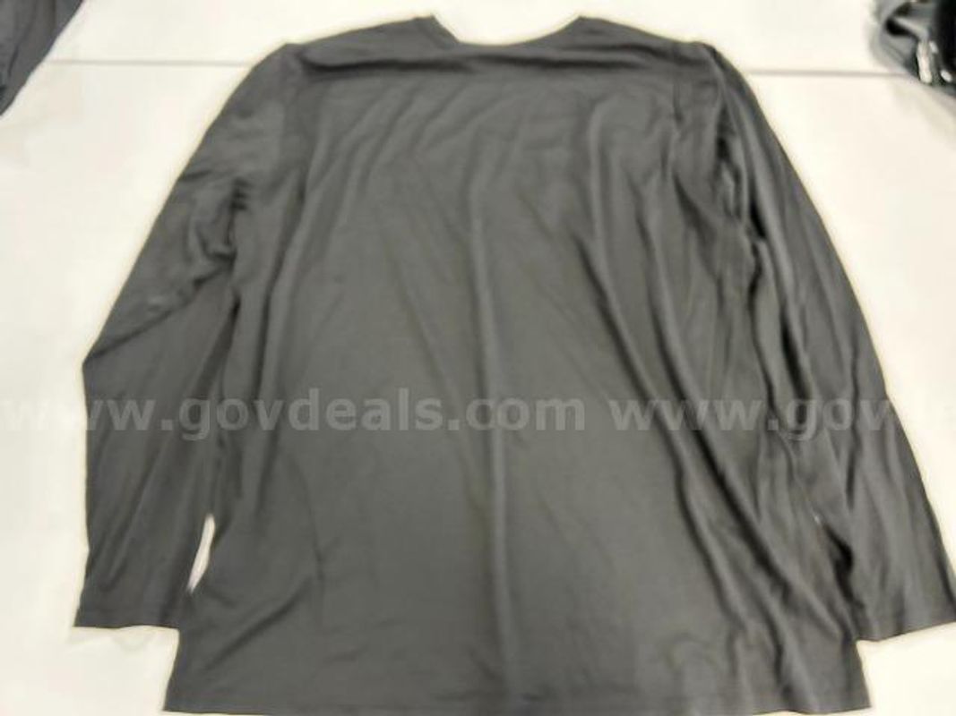Lot of 4, Nike Long Sleeve Dri-Fit Tee. Black in color. Size: XL