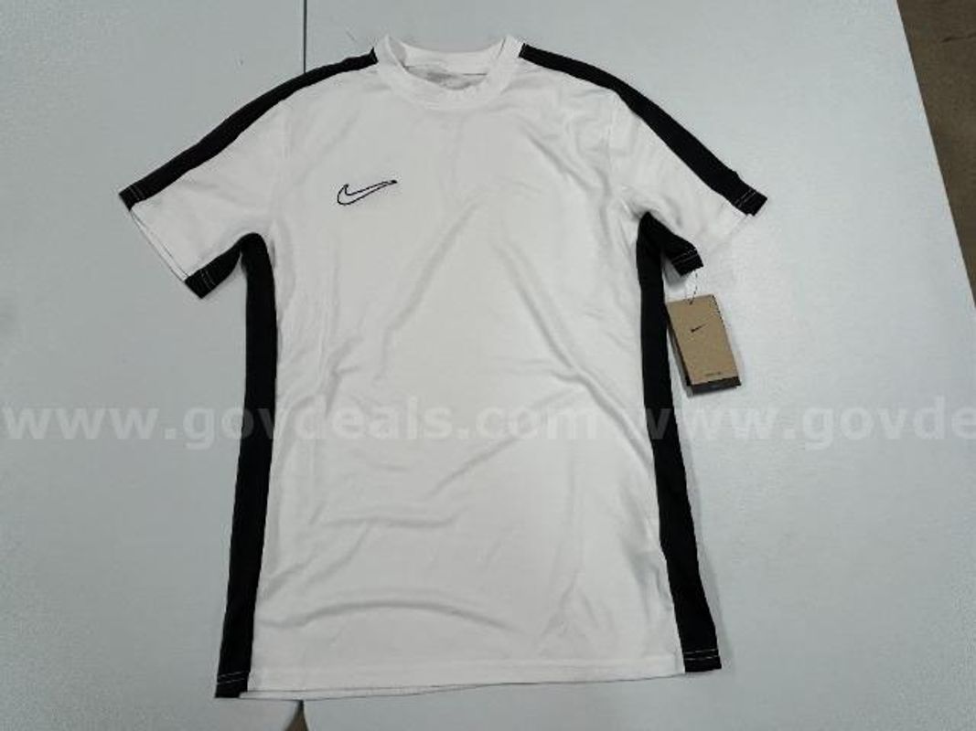Lot of 2, Nike Dri-Fit Academy Shirt, White in color. Size: M