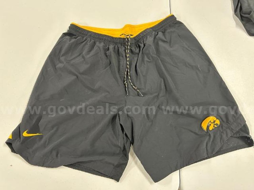 Lot of 2, Nike "U of I" Shorts, Black in color. Size: 3XL, 4XL