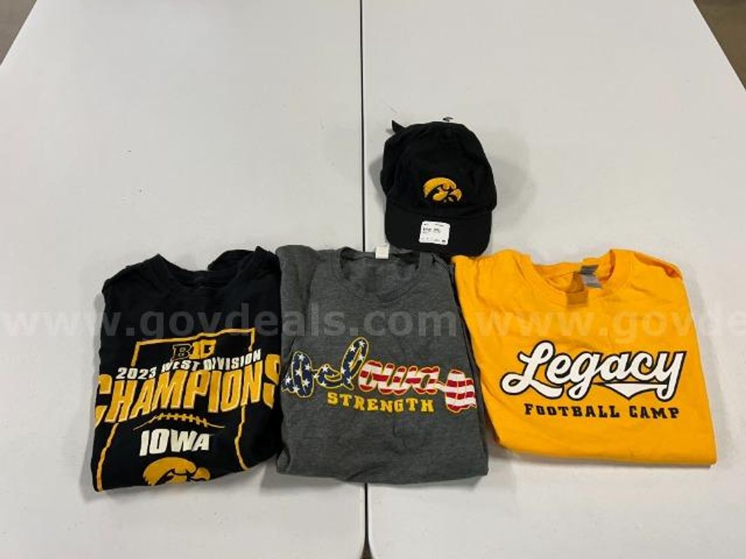 Lot of 4, Shirts(3), Hat, Various styles and colors. Size: L
