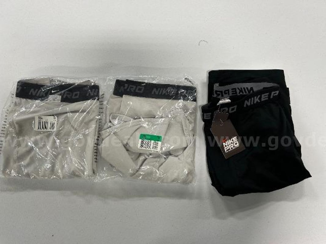 Lot of 3, Nike Pro Compressions Shorts. Size: XL, 2XL, 3XL