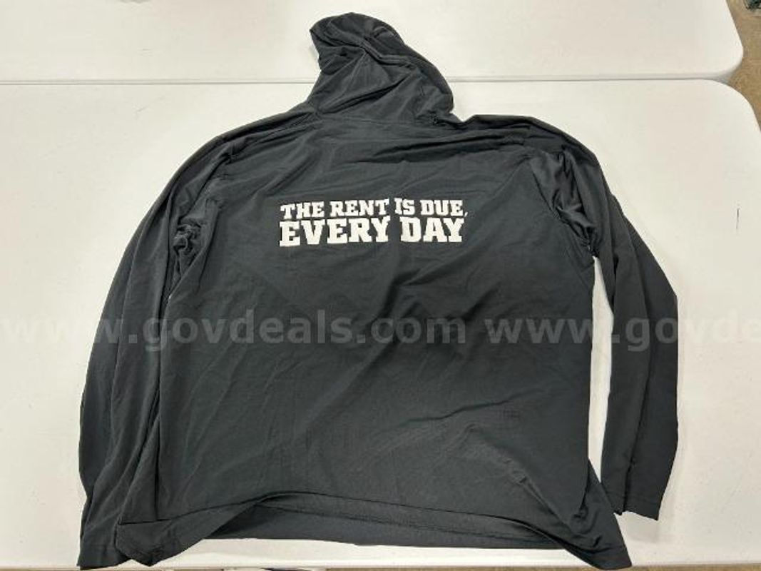 Lot of 4,Nike Pro Long Sleeve HoodShirts.Dark Grey in color,Size:XL,2XL,3XL