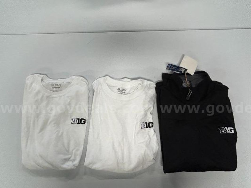 Lot of 3, Gildan, White Bear. Various styles, colors. Size: XXL