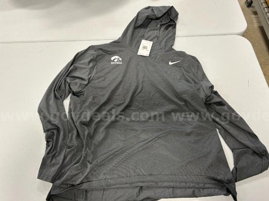 Lot of 2, Nike Pro Hoodie, Grey in color, Size: S, XXL