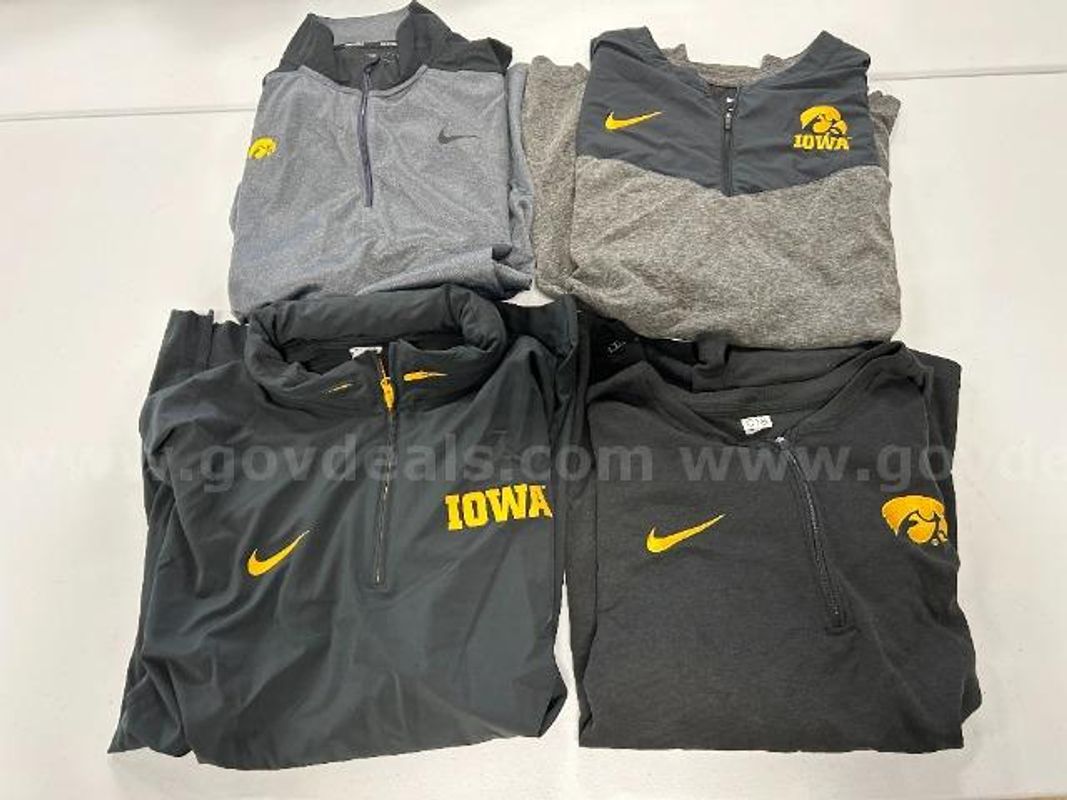 Lot of 4, Nike 1/4 Pullovers, Various styles and colors. Size: XXL