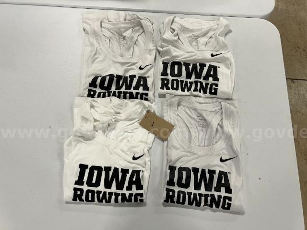 Lot of 4, WMNS Nike "U of I" Tank Tops, White in color, Size; XS, S, L