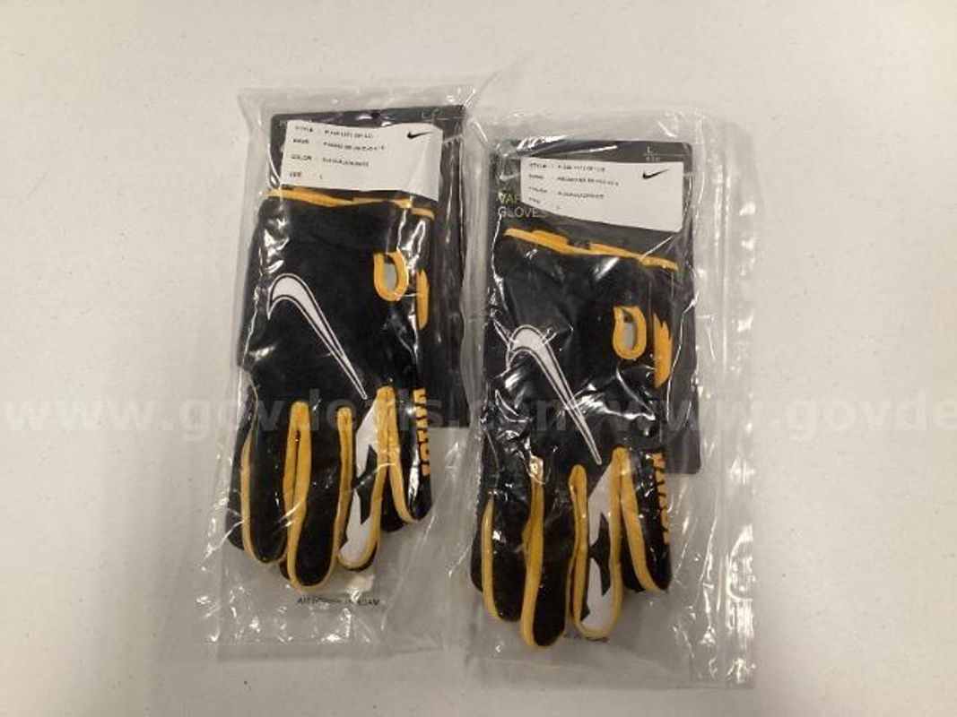 2 Pairs of Nike Vapor Jet Iowa Football Gloves