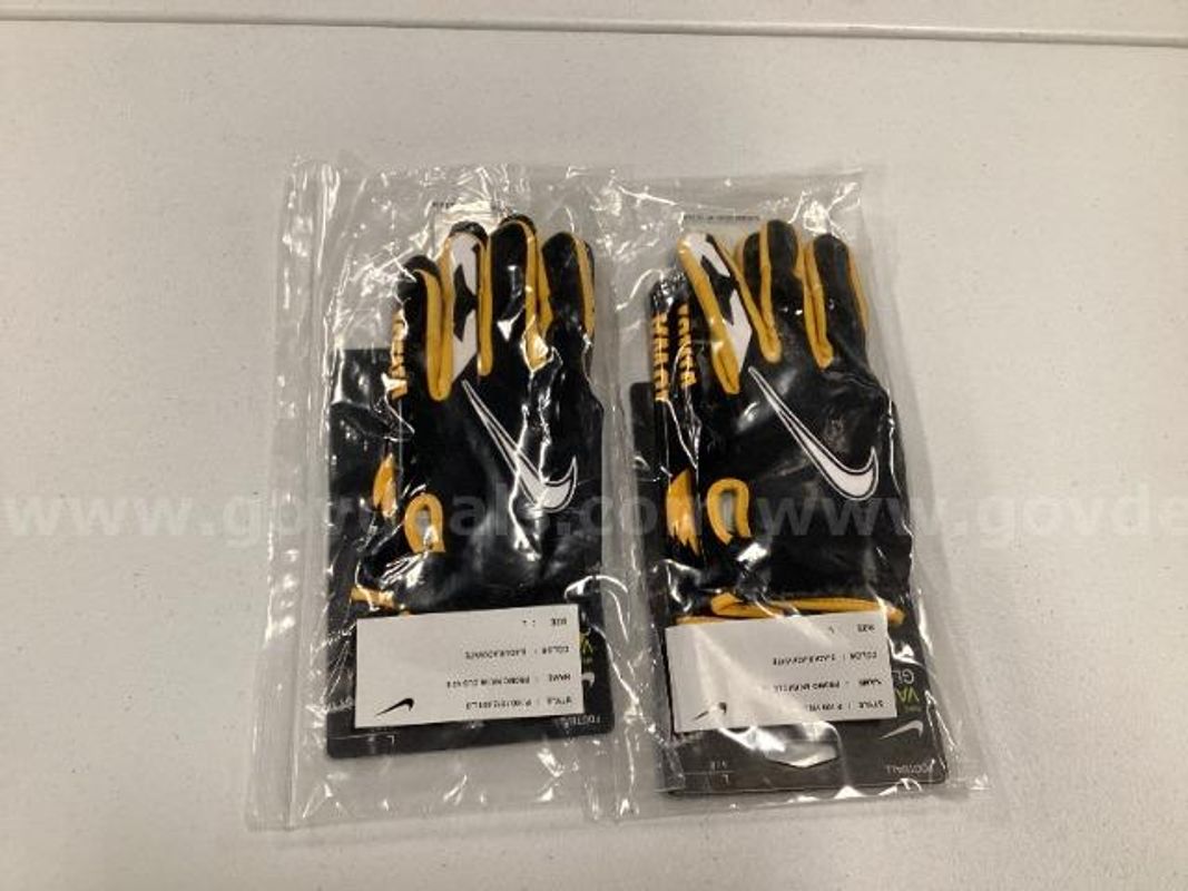 2 Pairs of Nike Vapor Jet Iowa Football Gloves