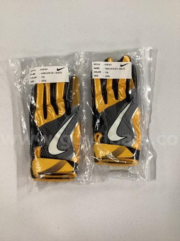 2 Pairs of Nike Vapor Jet Iowa Football Gloves