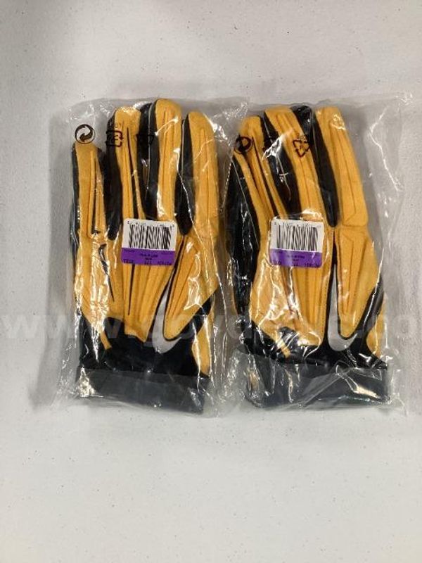 2 Pairs of Nike Superbad Iowa Football Gloves
