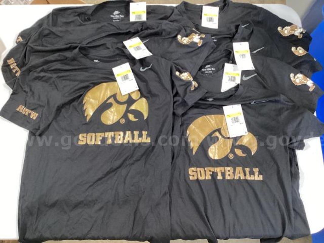 Lot of 8, Nike Iowa Softball Dri-Fit Tee