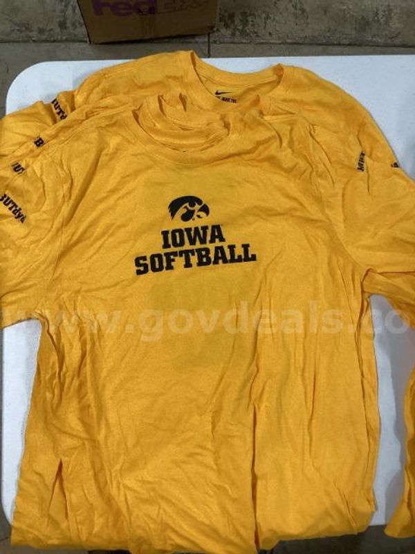 Lot of 4 Iowa Softball Nike Long Sleeve Shirts