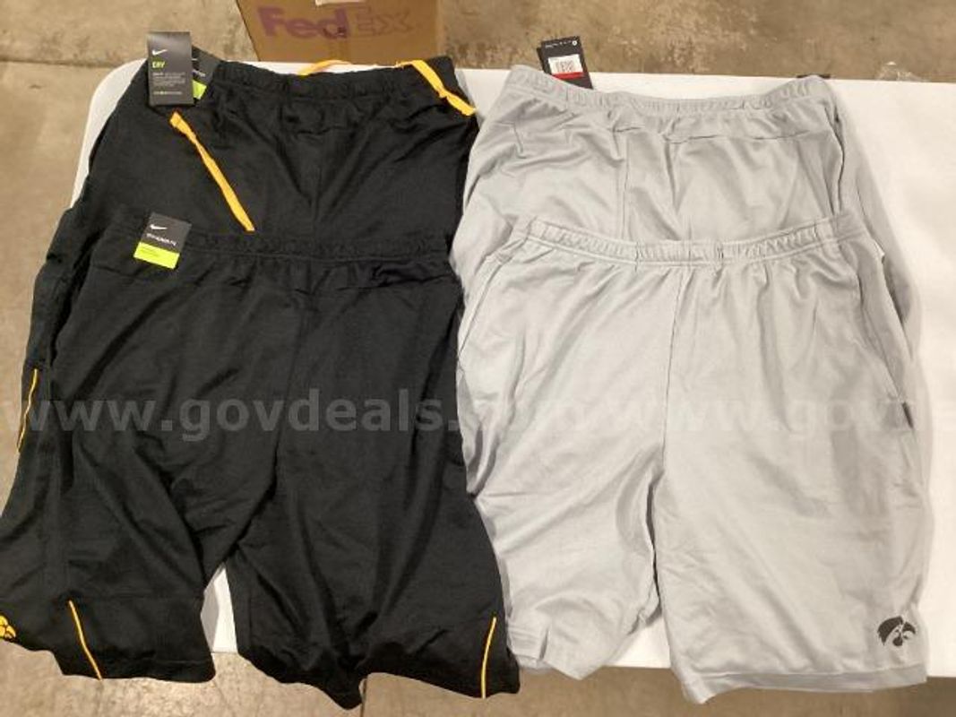 Lot of 4, Nike Iowa Dri-FIT Standard Fit Shorts