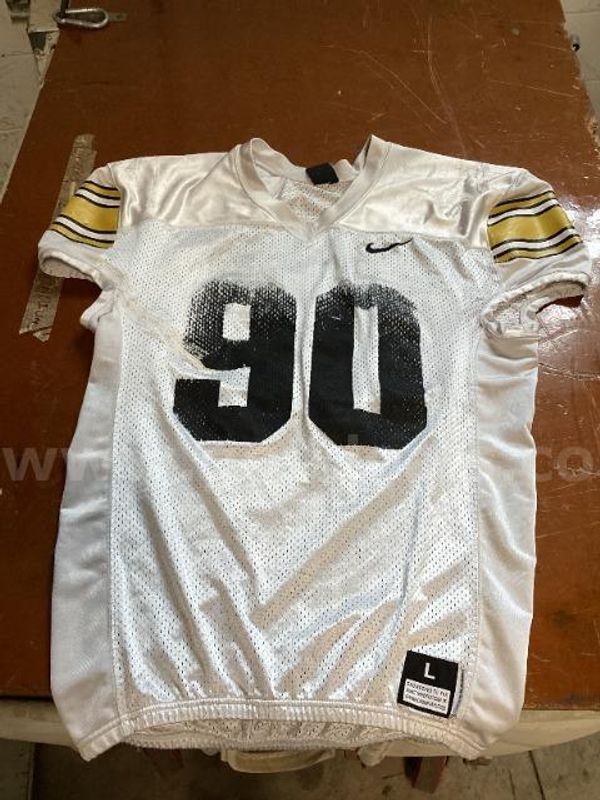 Iowa Football Practice Jersey White #90