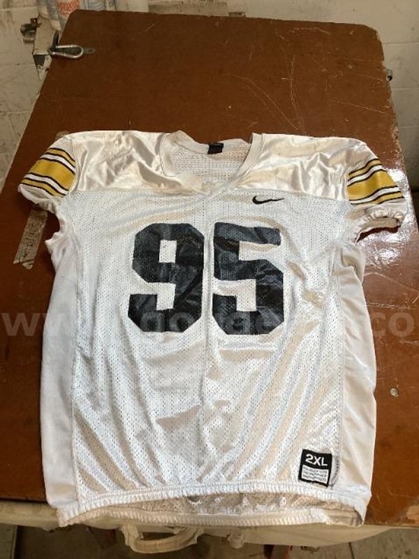 Iowa Football Practice Jersey White #95