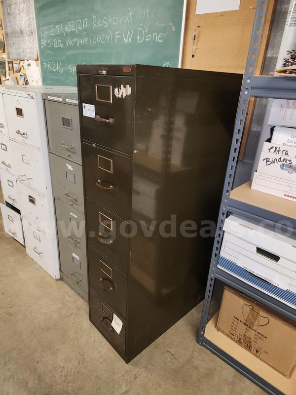 Lot of used Metal Filing Cabinets