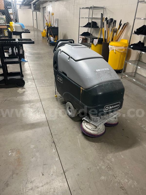Professional Walk Behind Floor Scrubber