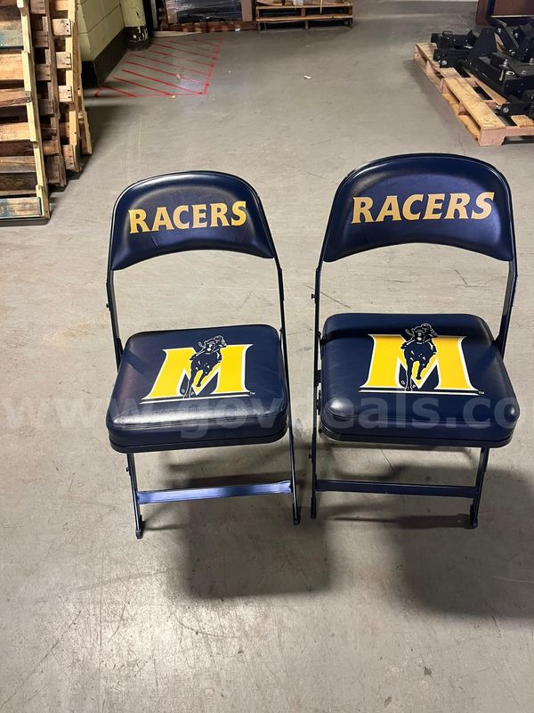MSU Lot # 9247- Lot of 2 Murray State Folding Chairs