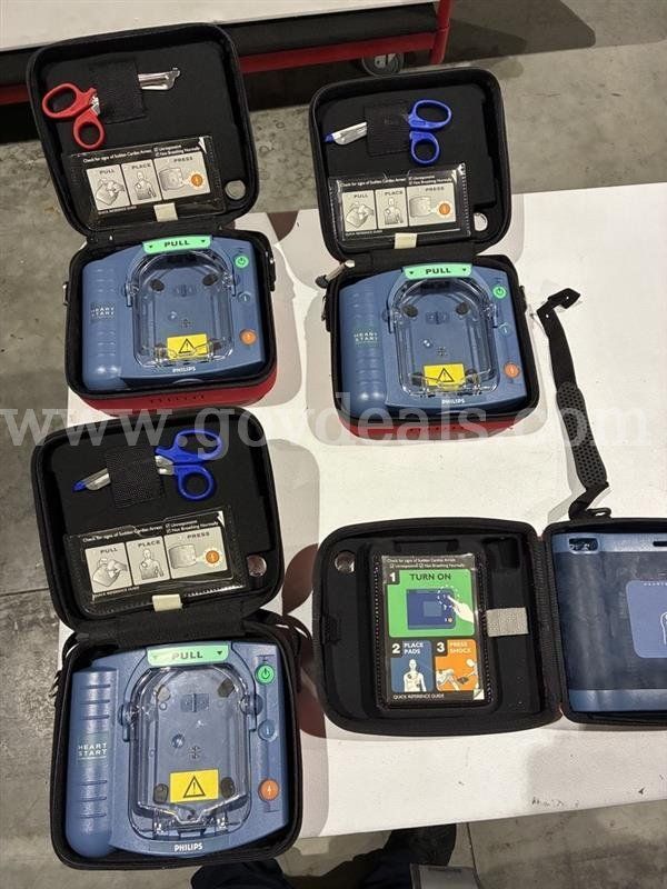 Phillips HeartStart Defibrillator (Lot of 4)