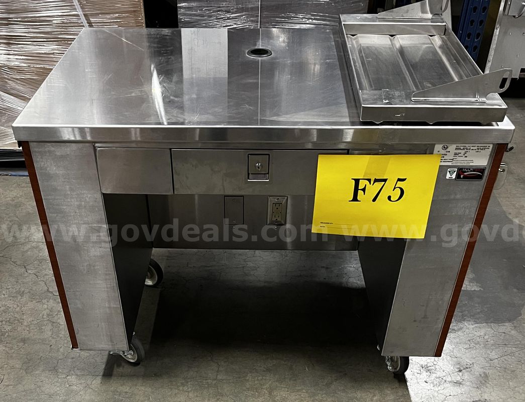 **** MULTITERIA MPCS-G MOBILE SINGLE-SIDED SERVING CASHIER STATION **** (I)