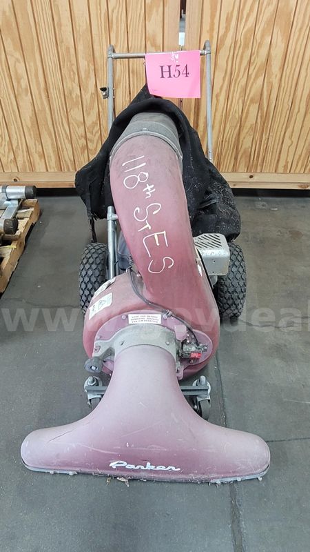 **** PARKER VAC COMMERCIAL WALK BEHIND LEAF VACUUM **** (I)