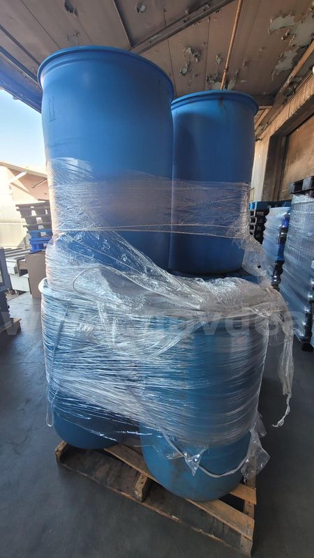 **** 6 UNITS 55 GALLONS BLUE DRUMS **** (ED)