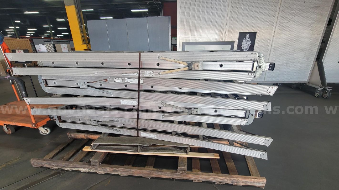 **** 8 FOOT ALUMINUM LADDER BY LOT OF 4 **** (I)