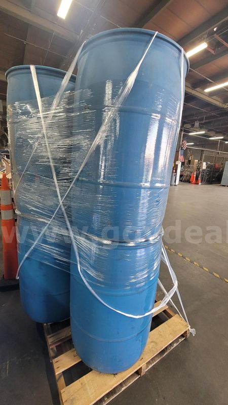 **** 6 UNITS 55 GALLONS BLUE DRUMS **** (ED)