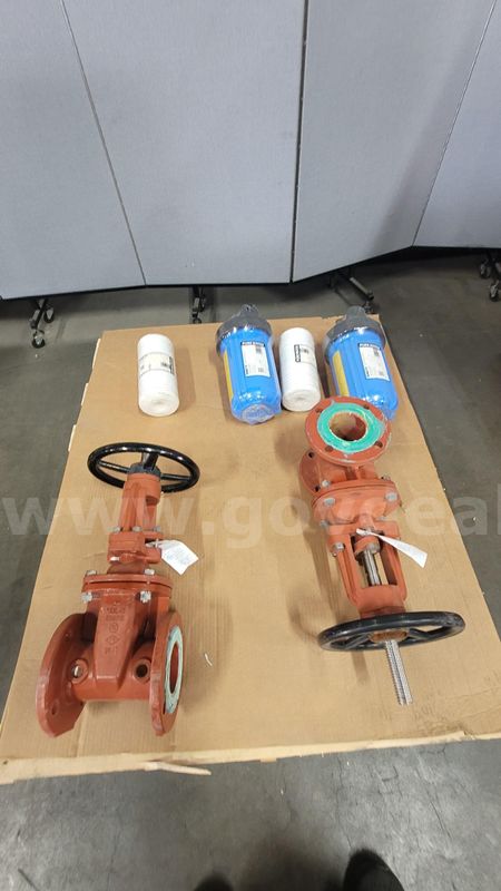 ****INDUSTRIAL WATER PRESSURE GATE VALVE AND WATER FILTER **** (I)