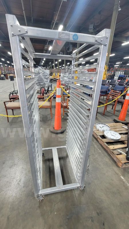 **** ALUMINUM MOBILE COMMERCIAL SHEET TRAY RACK **** (I)
