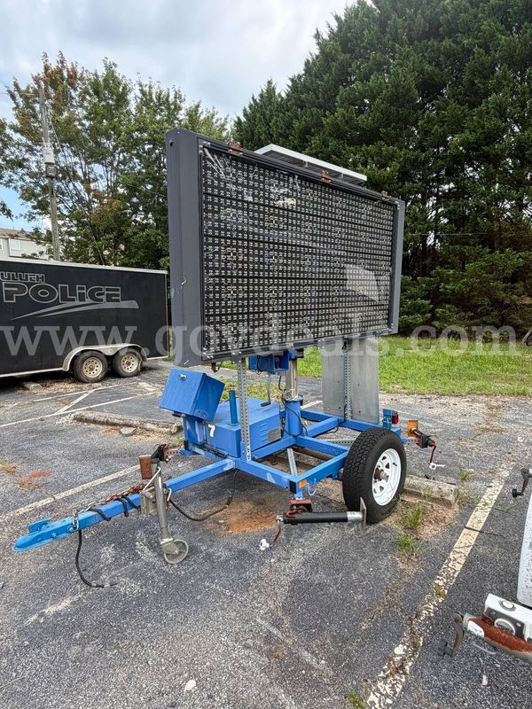 2011 Work Area Protection Sign Trailer