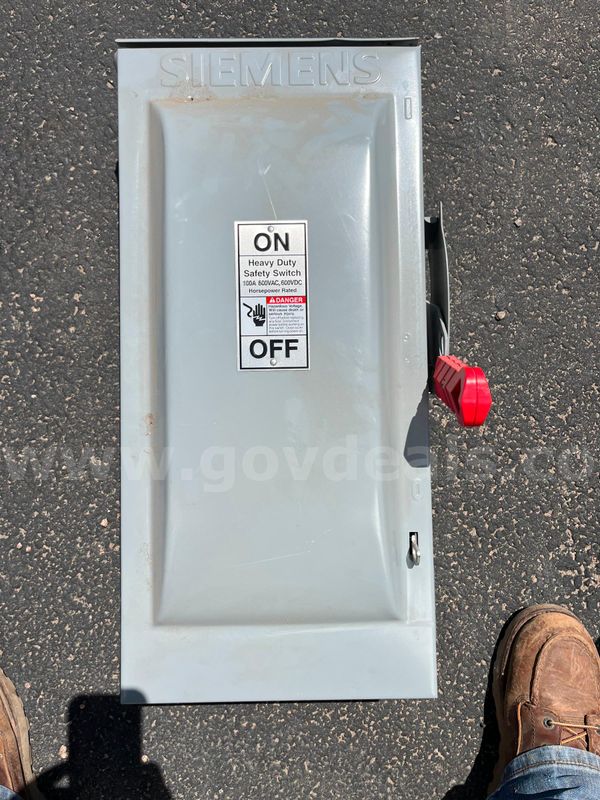Siemens Heavy Duty Safety Switch 600 Volts