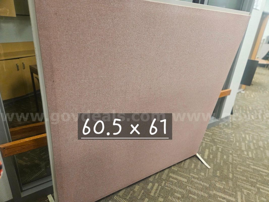 Fabric Office Partition Panel – 60" x 61" Cubicle Divider w/ Feet