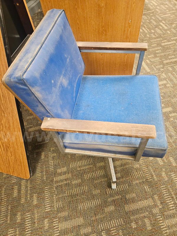 Chair - vintage industrial-style swivel office desk