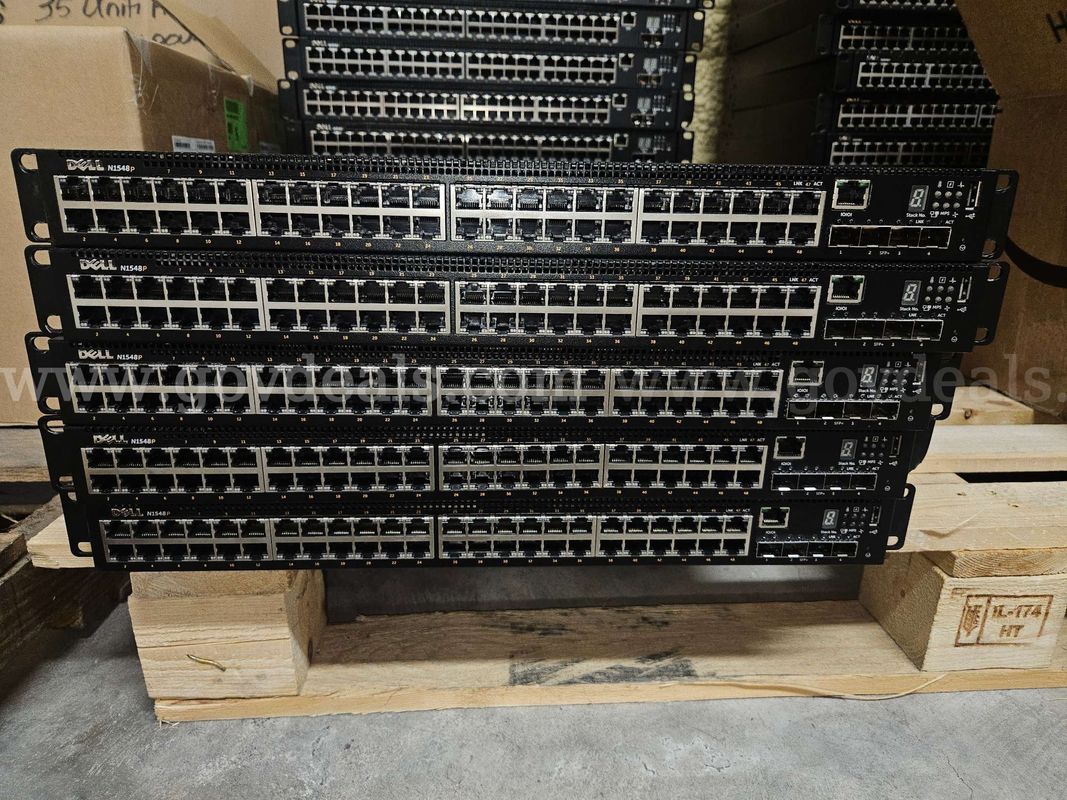 (5 Available) Dell Networking N1548P 48-Port Gigabit PoE+ Managed Switch - Sold Individually