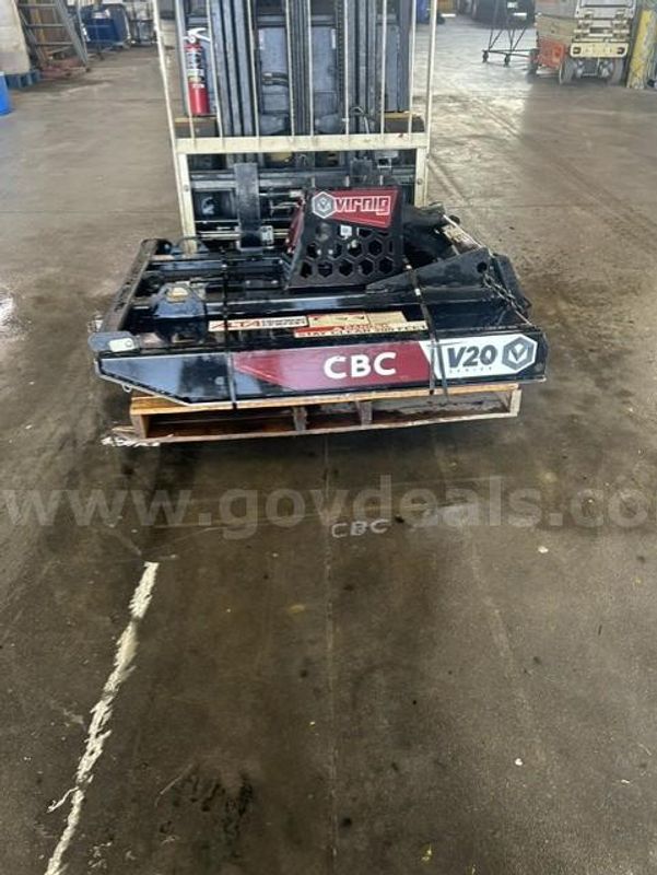 V20 mini ski steer front rotary brush cutter