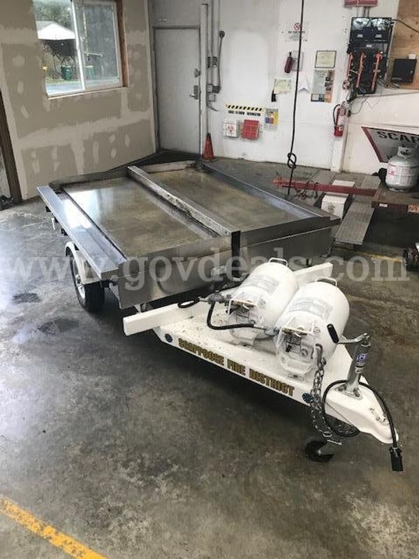 Propane Fired Grill Trailer