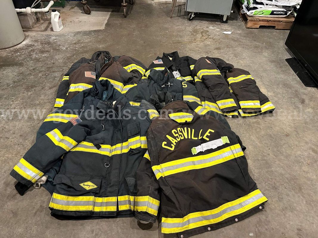 9 Used - Fire Dept. Coats