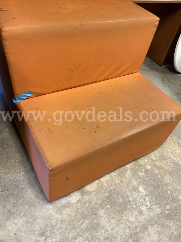 Orange Step Couch