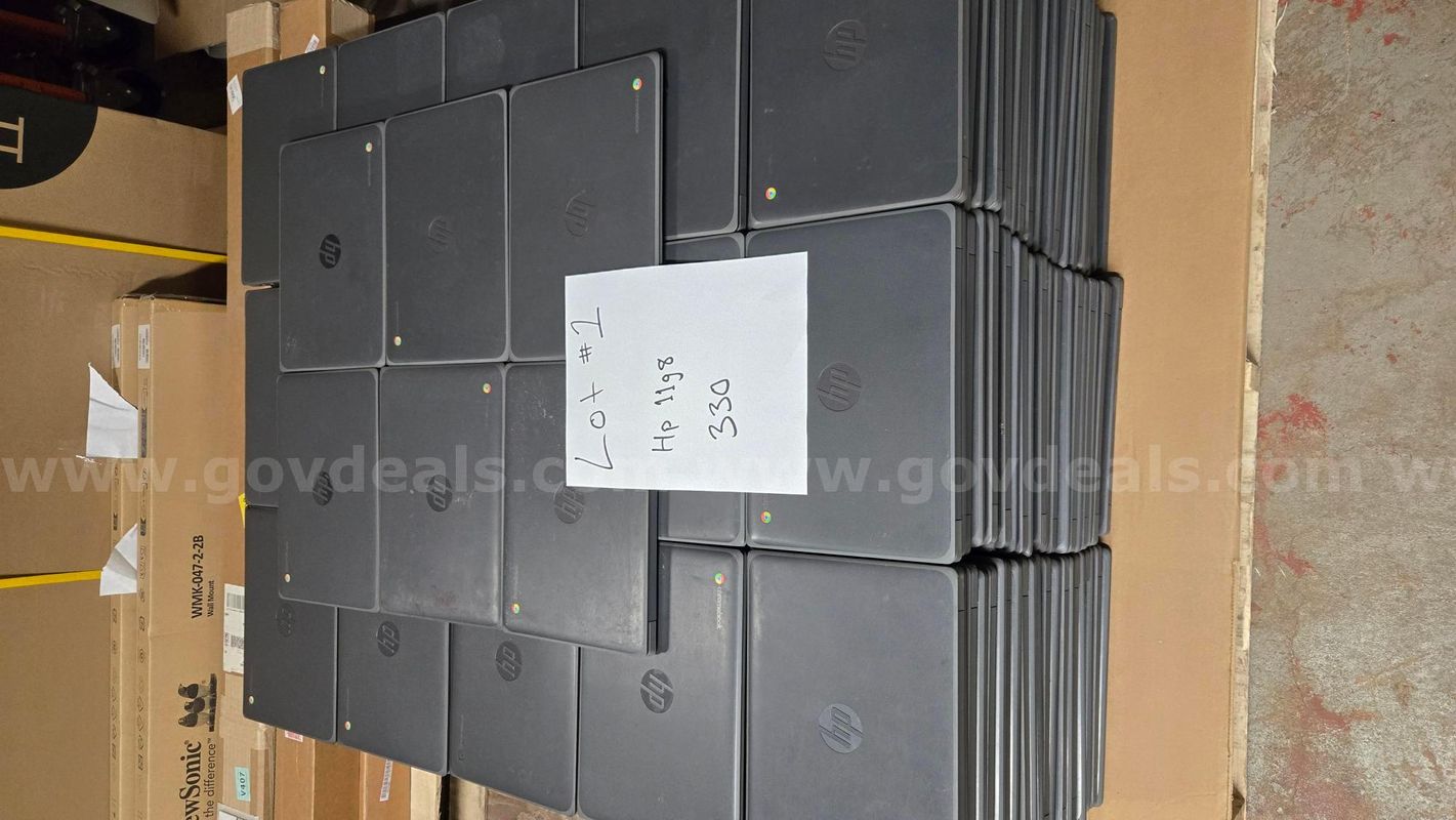 LOT 1 - 330 HP 11 G8 Chromebooks