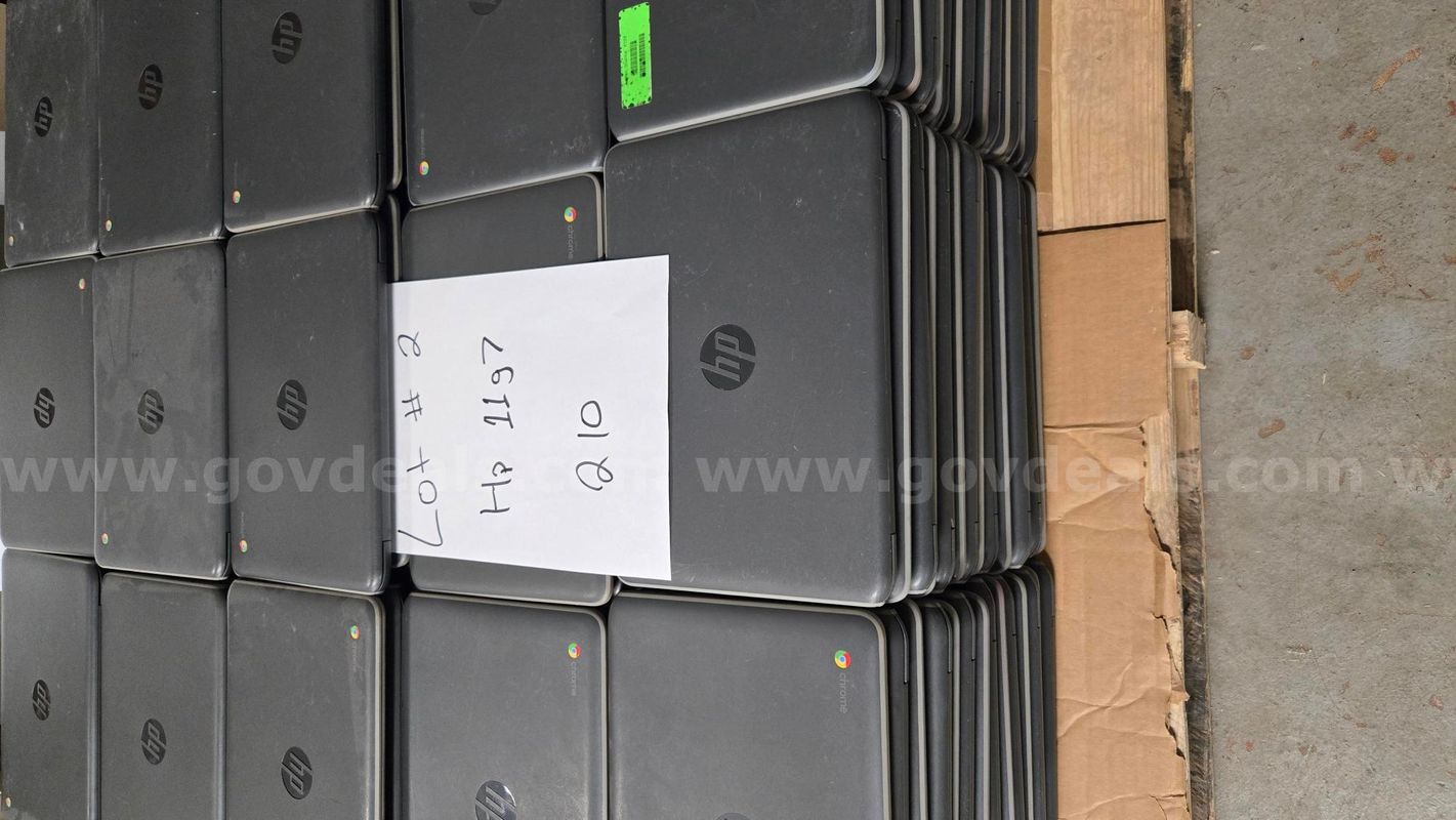 LOT 2 - 210 HP 11 G8 Chromebooks