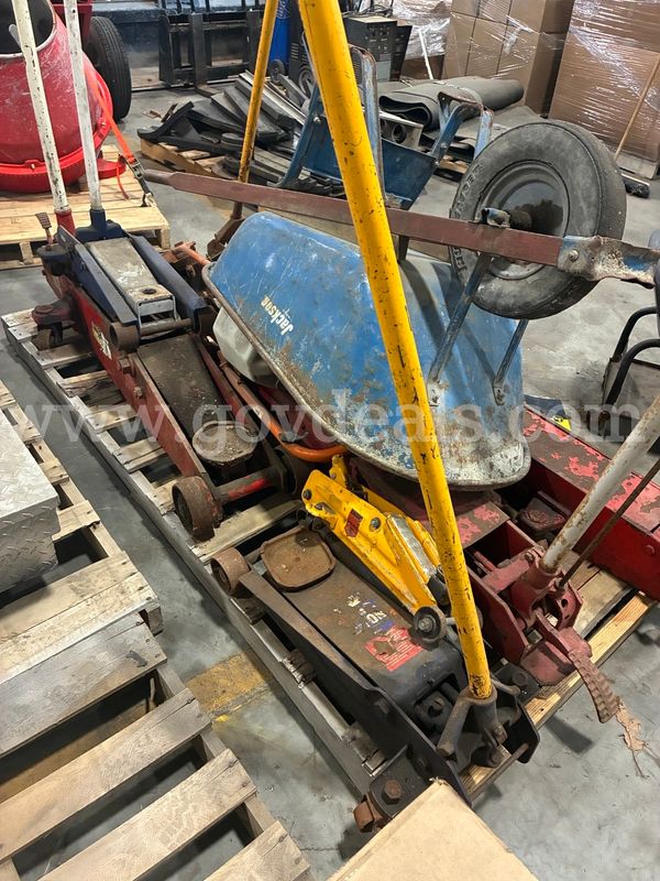 Pallet of automotive and truck jacks