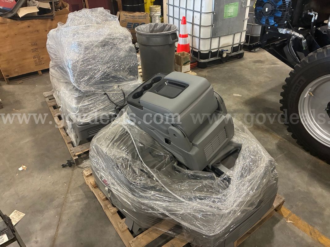 Lot of (48) 2017 F250 center console seats and (12) 2017 Chevy Silverado center seat consoles