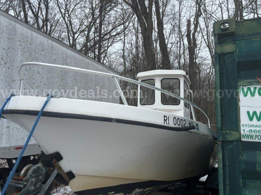 1999 D&C Marine 23ft Ocean Scout, 2022 Mercury 150hp, and 1996 Long Manufacturing boat trailer